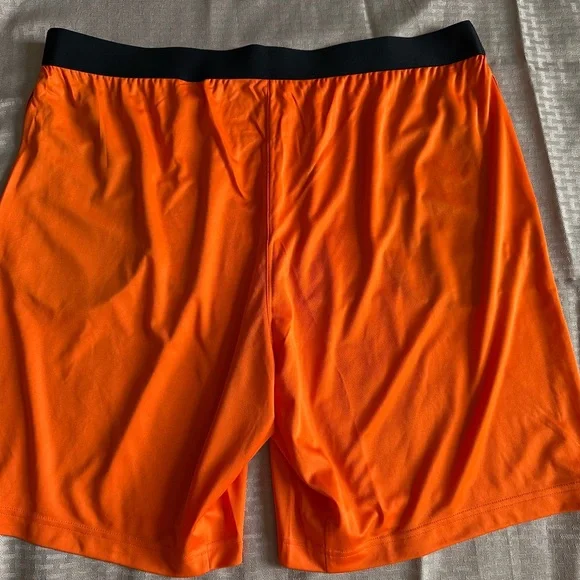 Reebok Orange Athletic Shorts Lightweight Breathable - Picture 2 of 8